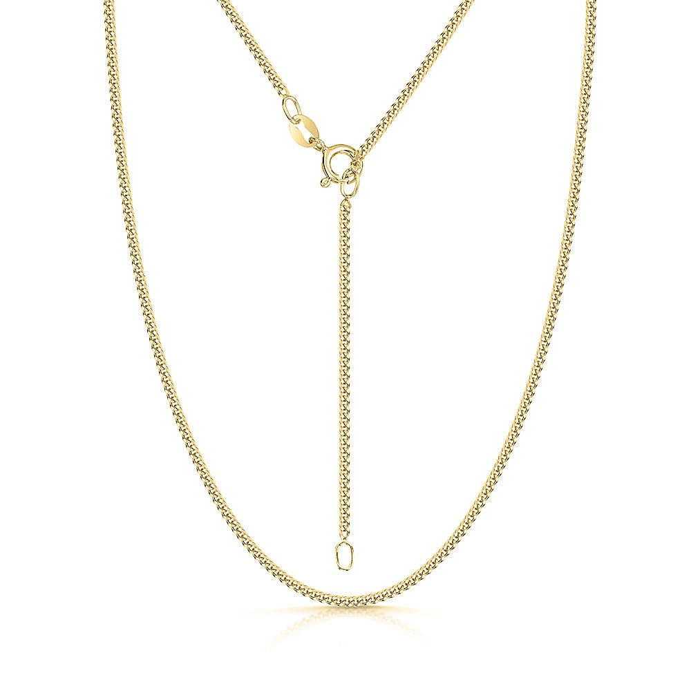 Yellow Gold Vermeil Chain. 3.8g