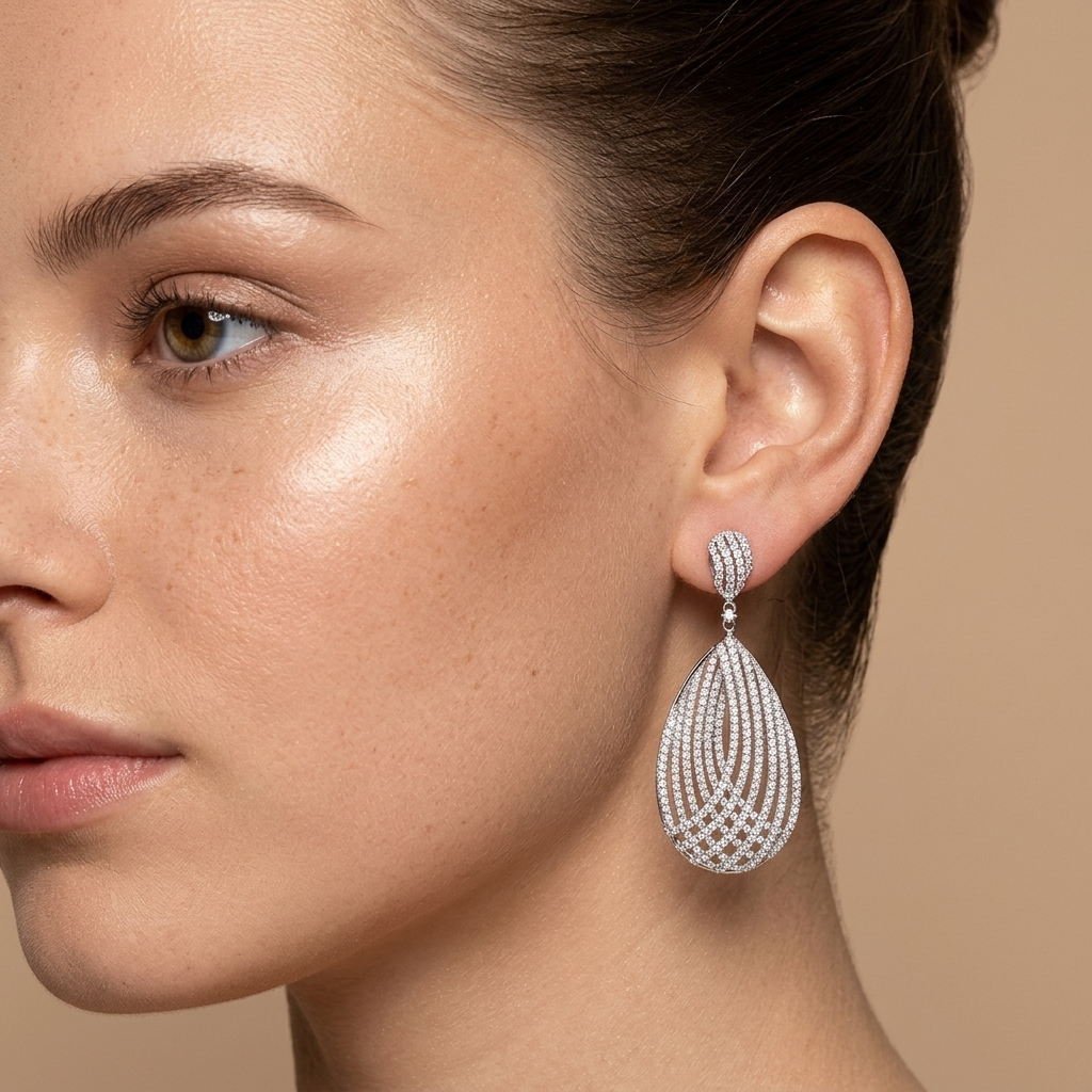 Sterling Silver Delicate Stranded Earrings - JOOLS By Jenny Brown