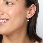 Load image into Gallery viewer, Sterling Silver Pearl French Hook Set Earrings- JOOLS by Jenny Brow
