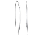 Load image into Gallery viewer, Sterling Silver Sail Pull Through Earrings
