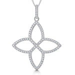 Load image into Gallery viewer, Sterling Silver Pointed Petal Pendant-JOOLS by Jenny Brown
