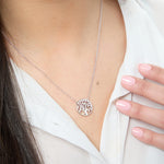 Load image into Gallery viewer, Sterling Silver Tree Of Life Fixed Chain Necklace- JOOLS By Jenny Brown
