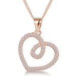 Load image into Gallery viewer, Sterling Silver Twisted Heart Pendant
