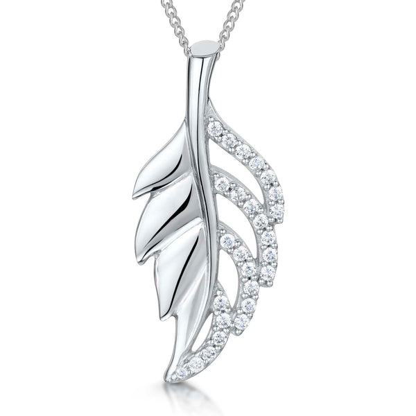 Sterling Silver Leaf Pendant