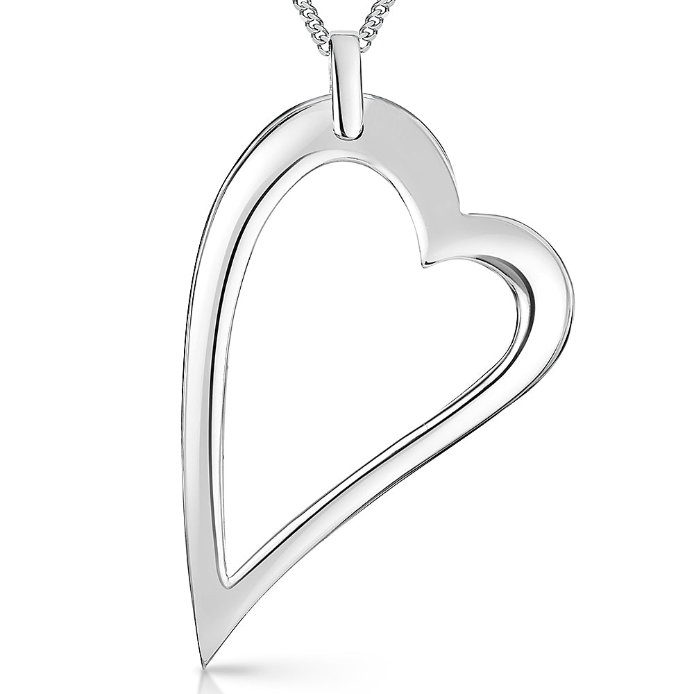 Large Sterling Silver Dali Heart-JOOLS by Jenny Brown