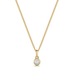 Load image into Gallery viewer, Yellow Gold Quarter Carat Solitaire Pendant-JOOLS by Jenny Brown
