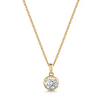 Load image into Gallery viewer, Yellow Gold One Carat  Solitaire Pendant-JOOLS by Jenny Brown
