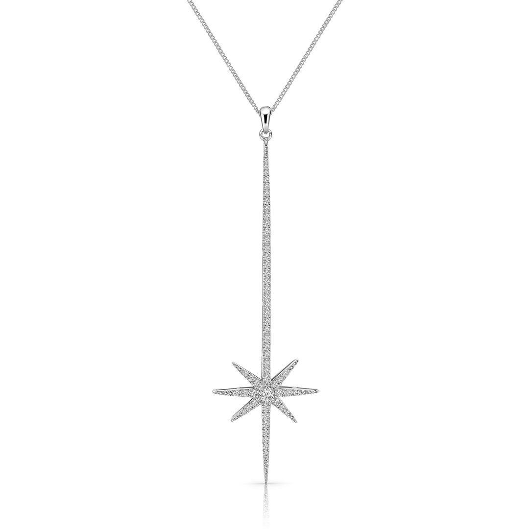Elongated North Star Pendant
