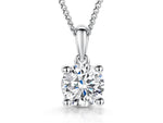 Load image into Gallery viewer, Sterling Silver One Carat Pendant
