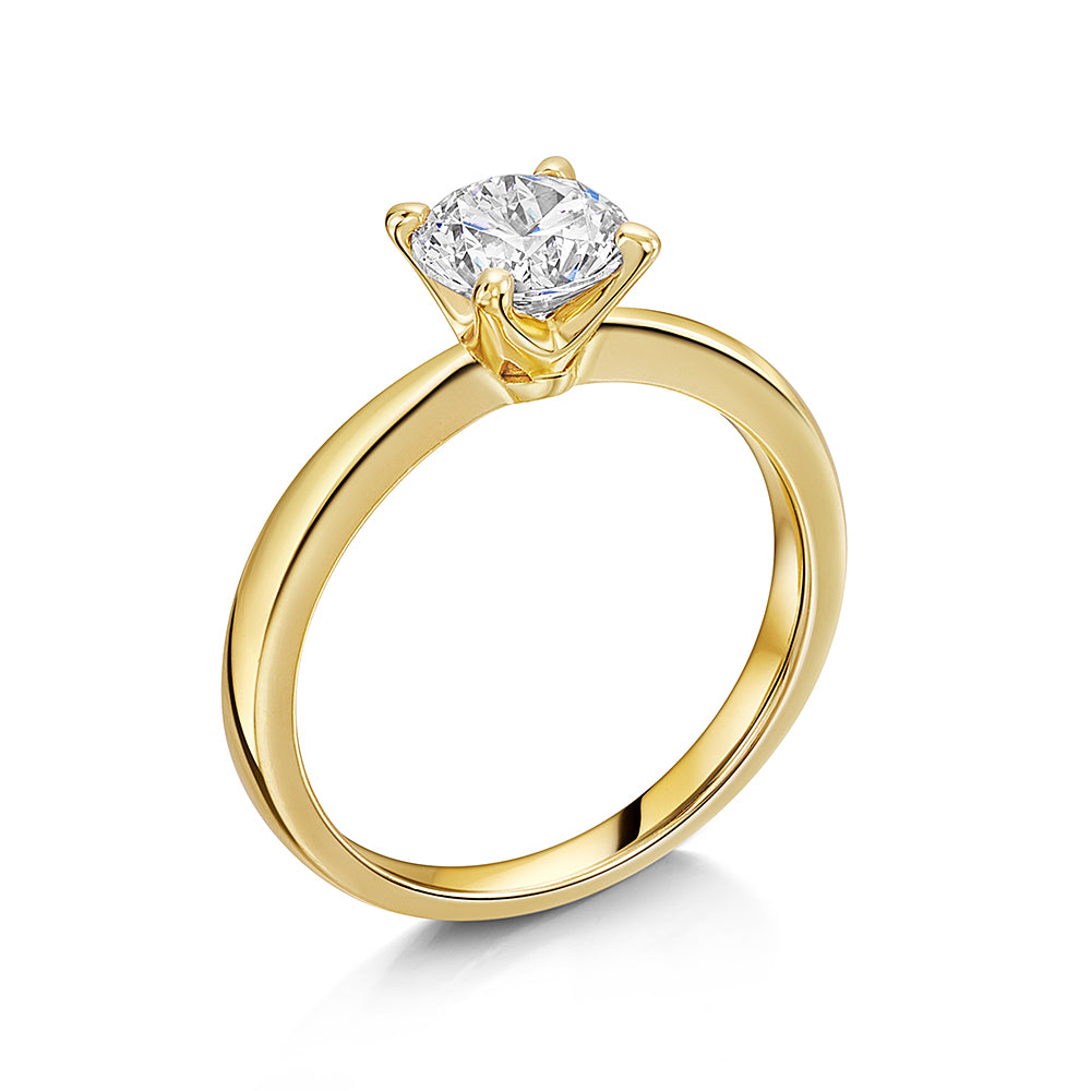 Yellow Gold 1.5 Carat Solitaire Ring-JOOS by Jenny Brown