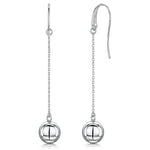 Load image into Gallery viewer, Sterling Silver Ball Drop Earrings -JOOLS by Jenny Brown
