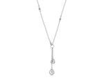 Load image into Gallery viewer, Sterling Silver Drop Necklace  Art Deco Style
