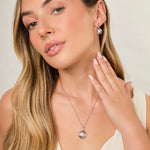 Load image into Gallery viewer, Sterling Silver Swirl Drop Earrings-JOOLS by Jenny Brown
