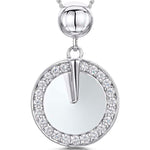 Load image into Gallery viewer, Sterling Silver Polished Disc Pendant
