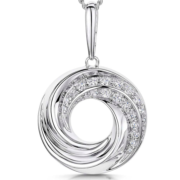 Sterling Silver Swirl Pendant