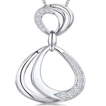 Load image into Gallery viewer, Sterling Silver Hourglass Pendant
