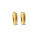 Load image into Gallery viewer, 18ct Gold Vermeil Chunky Huggie Earrings
