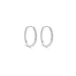 Load image into Gallery viewer, Sterling Silver Slender Hoop Earrings

