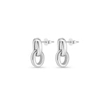 Load image into Gallery viewer, Sterling Silver Link Drop Earrings
