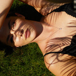 Load image into Gallery viewer, Sterling Silver Half Carat  Solitaire Pendant
