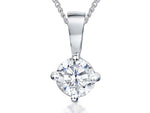 Load image into Gallery viewer, Sterling Silver  1.3 Carat Solitaire Pendant - JOOLS By Jenny Brown
