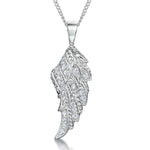 Load image into Gallery viewer, Sterling Silver Angel Wing Pendant - JOOLS By Jenny Brown
