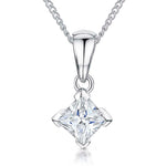 Load image into Gallery viewer, Sterling Silver Small Square  Pendant - JOOLS By Jenny Brown
