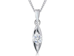 Load image into Gallery viewer, Sterling Silver Marquise Shape  Pendant
