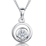 Load image into Gallery viewer, Sterling Silver Small Circle Drop Pendant
