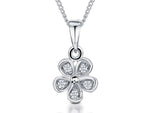 Load image into Gallery viewer, Sterling Silver Small Flower Necklace
