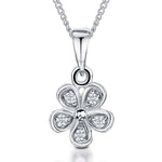 Load image into Gallery viewer, Sterling Silver Small Flower Necklace
