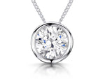 Load image into Gallery viewer, Sterling Silver 1 Carat Rubset Pendant
