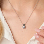 Load image into Gallery viewer, Sterling Silver Infinity  Ribbon Necklace - JOOLS By Jenny Brown
