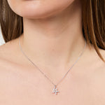 Load image into Gallery viewer, Sterling Silver Five Petal Flower Pendant-JOOLS by Jenny Brown
