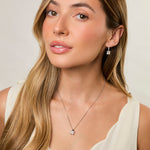 Load image into Gallery viewer, Sterling Silver 2 Carat  Square Cubic Zirconia  Pendant - JOOLS By Jenny Brown
