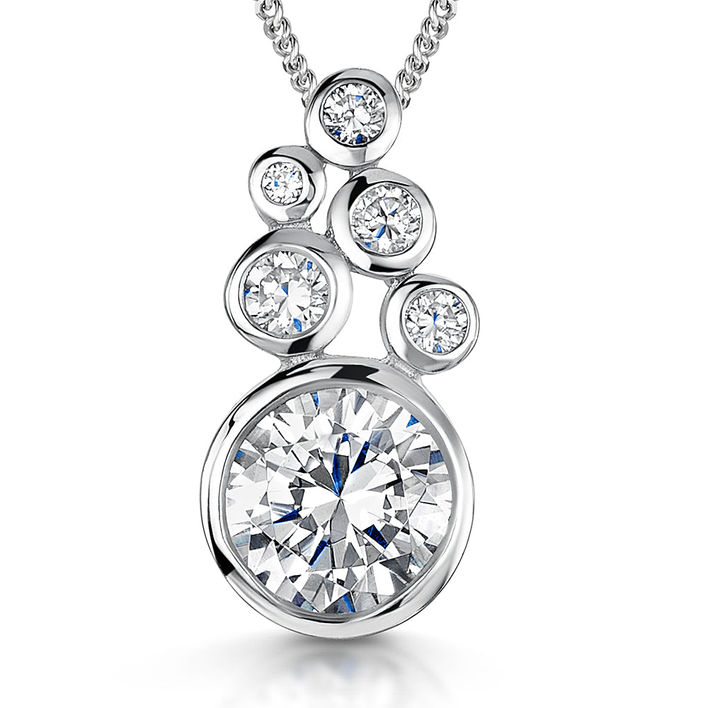 Sterling Silver Bubble Cluster Pendant-JOOLS by Jenny Brown