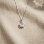 Load image into Gallery viewer, Sterling Silver Clover Flower Pendant
