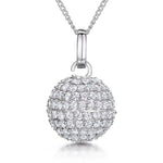 Load image into Gallery viewer, Sterling Silver  Disco Ball Pendant
