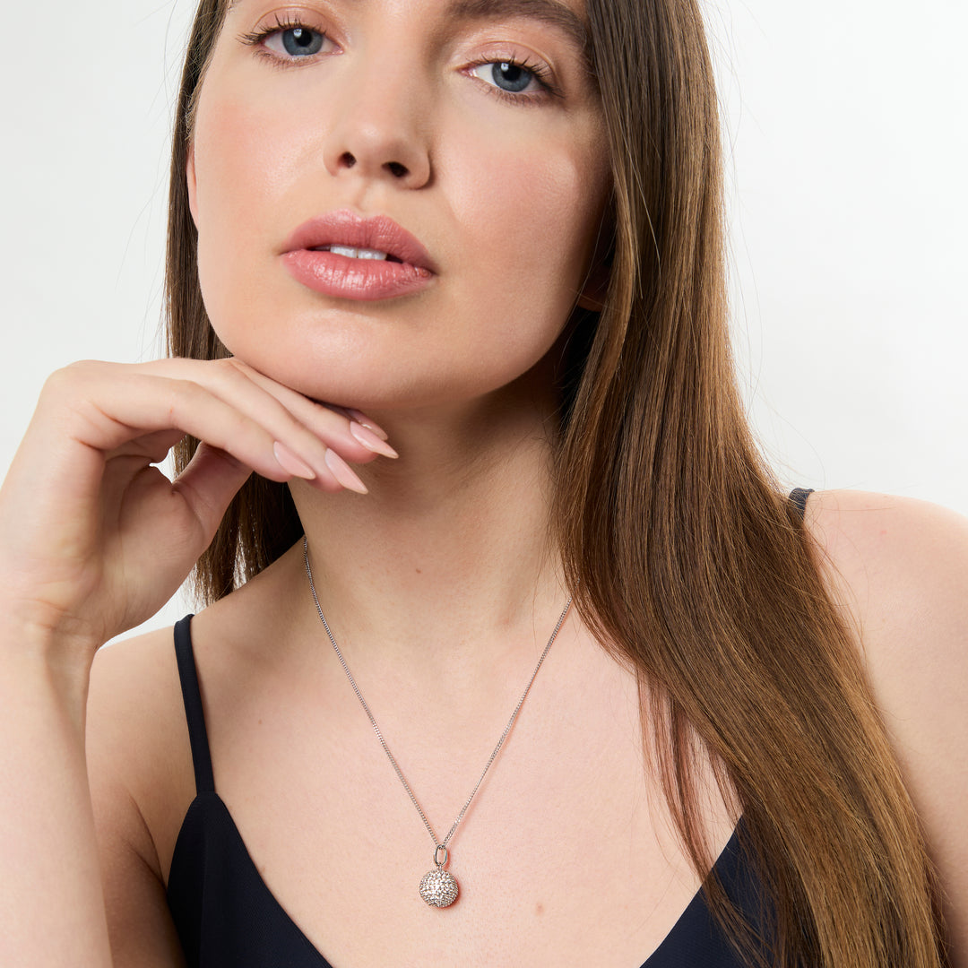 Sterling Silver  Disco Ball Pendant-JOOLS by Jenny Brown