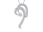 Load image into Gallery viewer, Sterling Silver Double Curl Pendant - JOOLS By Jenny Brown
