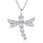 Load image into Gallery viewer, Sterling Silver Dragonfly Necklace
