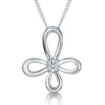 Load image into Gallery viewer, Sterling Silver Open Flower  Pendant
