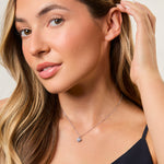 Load image into Gallery viewer, Sterling Silver Small Pave Heart Pendant - JOOLS By Jenny Brown
