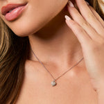 Load image into Gallery viewer, Sterling Silver Small Pave Heart Pendant - JOOLS By Jenny Brown
