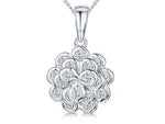 Load image into Gallery viewer, Sterling Silver Layered  Flower Petal Pendant-JOOLS by Jenny Brown
