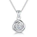 Load image into Gallery viewer, Sterling Silver Petite Swirl Pendant
