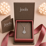 Load image into Gallery viewer, Sterling Silver Floating Solitaire Necklace – Round Brilliant CZ Pendant
