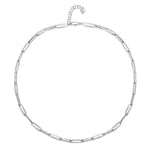 Load image into Gallery viewer, Sterling Silver Full Paperlink Necklace-JOOLS by Jenny Brown
