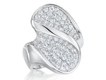 Load image into Gallery viewer, Sterling Silver Pave Set Cocktail Ring
