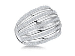 Load image into Gallery viewer, Sterling Silver Five Strand Open Band Ring
